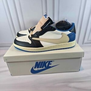 Brand New Nike Jordan 1 Low OG Travis  Scott X Fragment Design Size 10